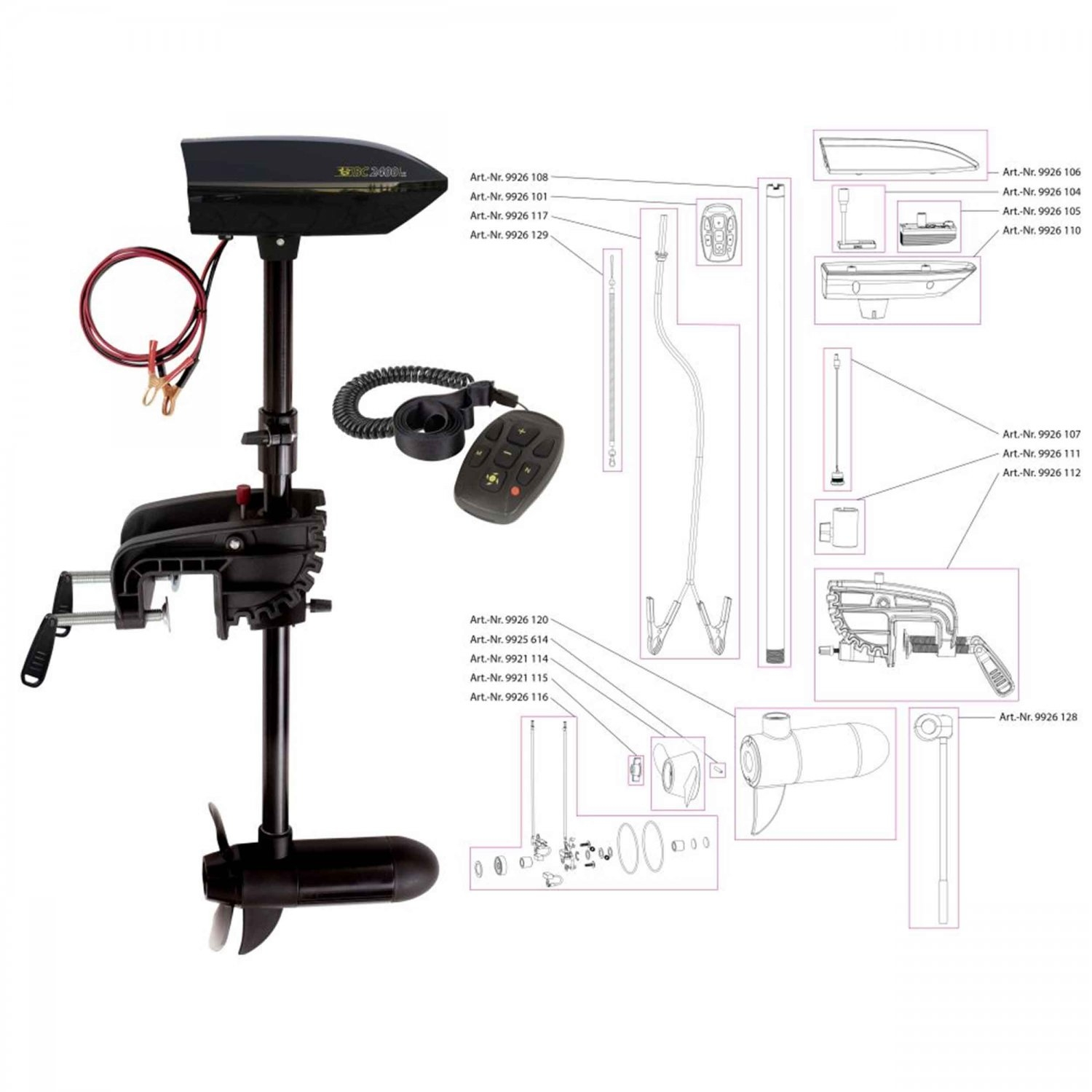 Motor Black Cat Battle BC 2400