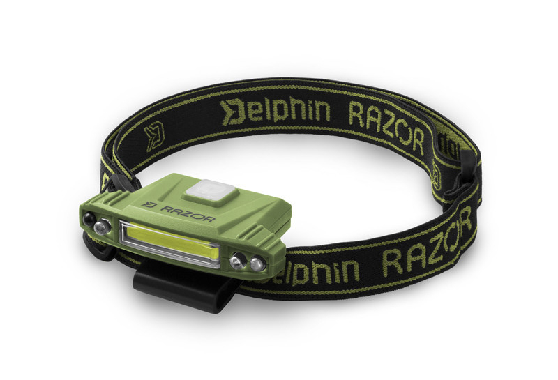 Lanterna de cap Delphin RAZOR USB