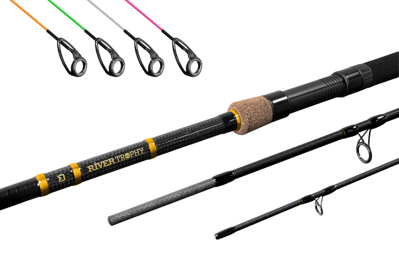 Lanseta Feeder Delphin RIVER Trophy NXT + 4 vărfuri