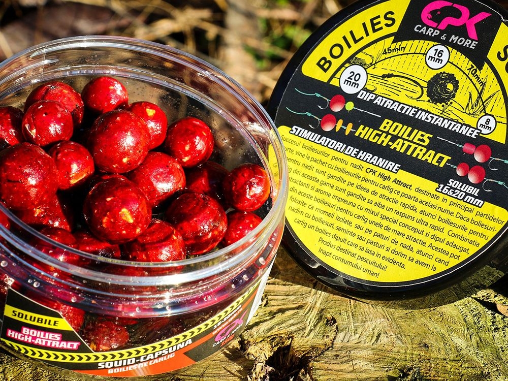 BOILIES CARLIG HA SQUID+CAPSUNA SOL. 16/20MM 150GR