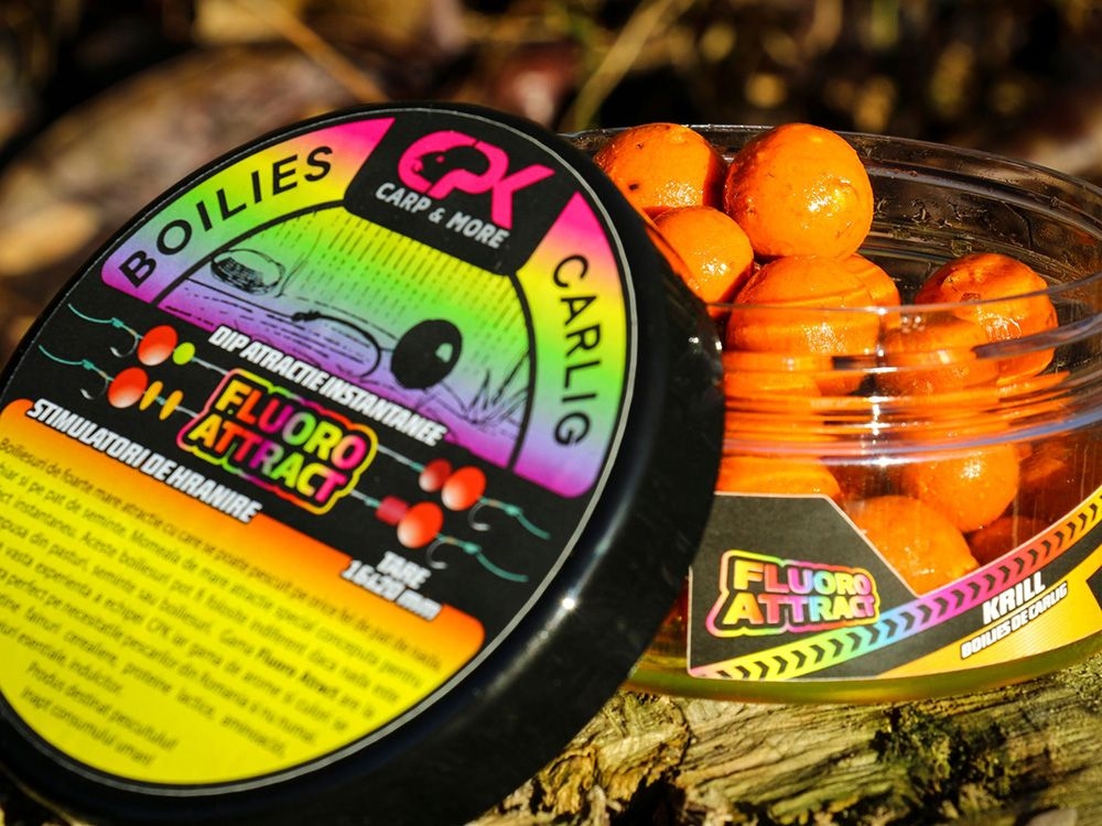BOILIES CARLIG FLUORO ATRACT – KRILL 160G 16/20MM
