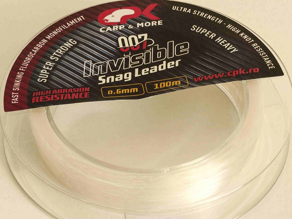 CPK INVISIBLE FLUOROCARBON SNAG LEADER 0.6 Mm (Inaintas)