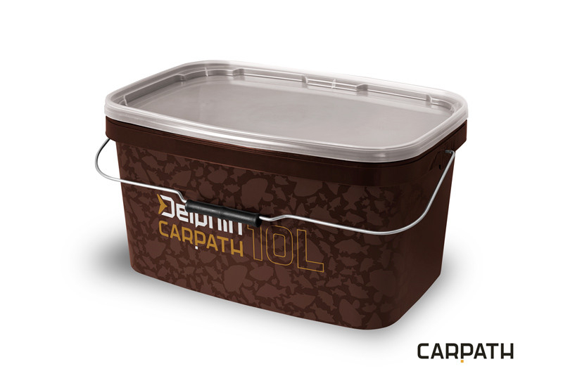 Galeata patrata cu capaca Delphin Carpath