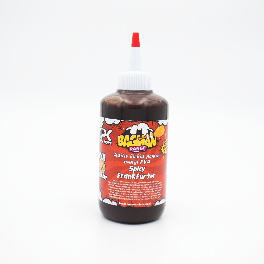 ADITIV CPK BAGMAN PENTRU PUNGI PVA SPICY FRANKFURTER 250ML