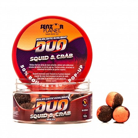 BOILIES PENTRU CARLIG DUO SQUID & CRAB 16-20mm 150g