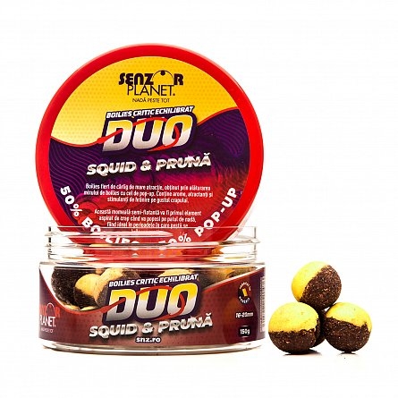 BOILIES PENTRU CARLIG DUO SQUID & PRUNA 16-20mm 150g