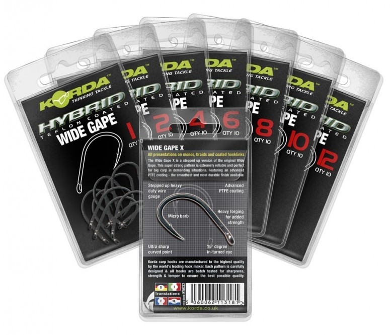Carlige Korda Wide Gape, 10buc/plic
