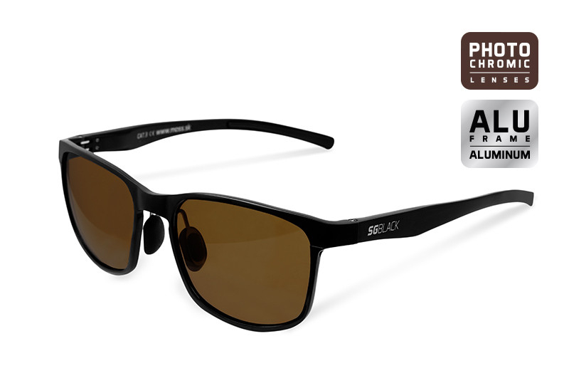 Ochelarii de soare fotocromatici Delphin SG BLACK lentile maro