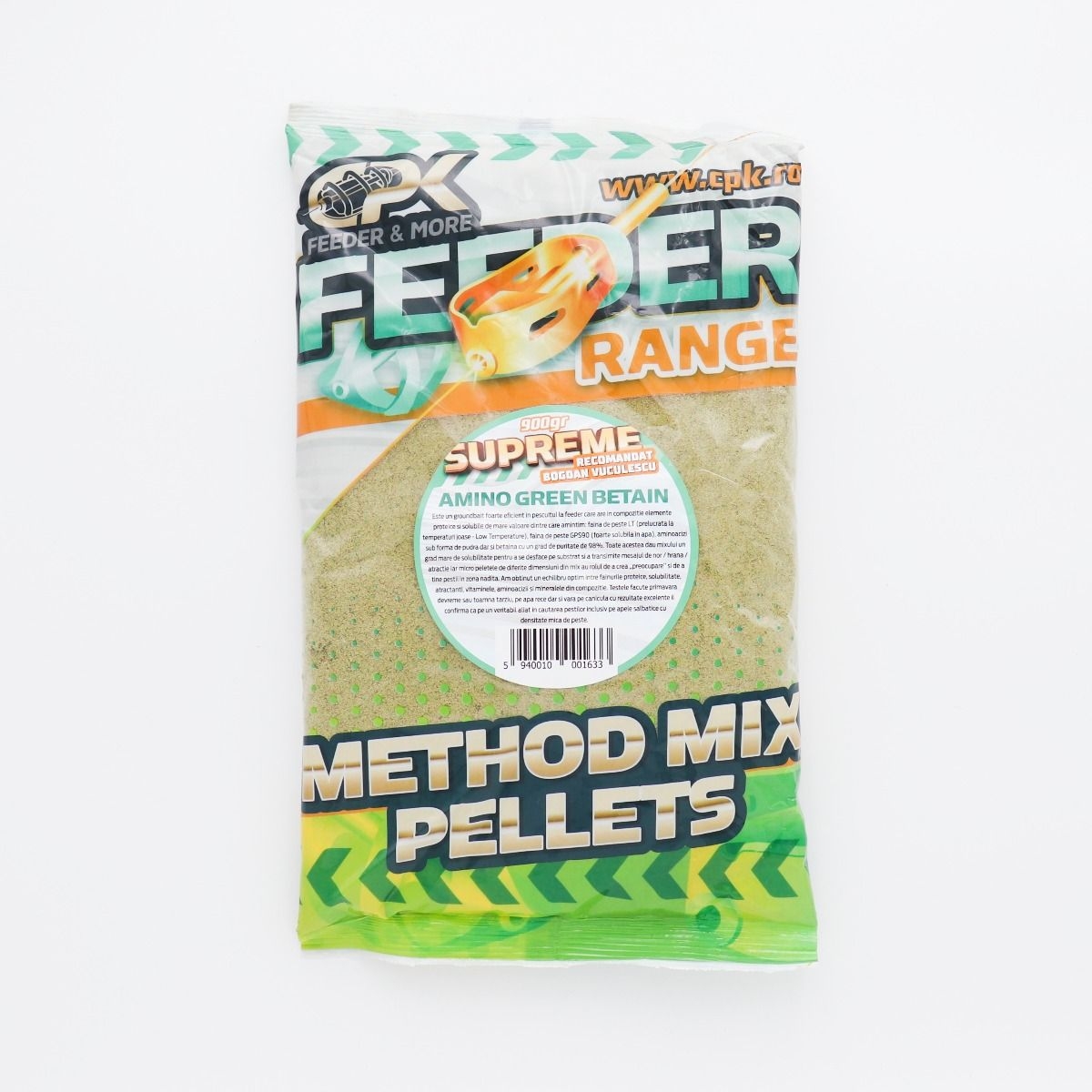 GROUNDBAIT CPK METHOD FEEDER SUPREME AMINO GREEN BETAIN 900 G