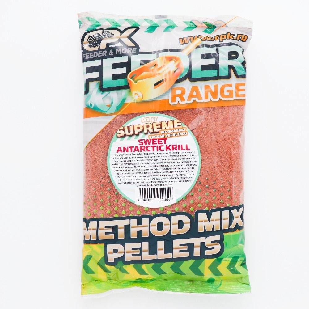 GROUNDBAIT CPK METHOD FEEDER SUPREME SWEET ANTARTIC KRILL 900g
