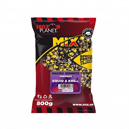 MACRO SEMINTE SQUID & KRILL 800g