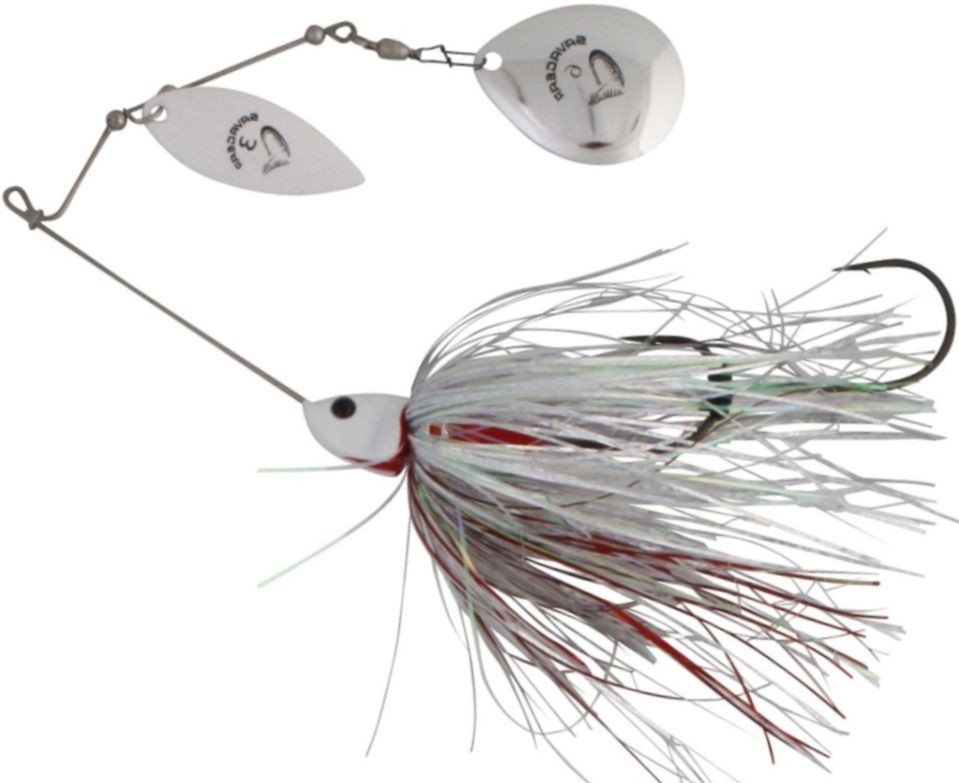 SAVAGE GEAR SPINNER DA BUSH 21G WHITE SILVER HOLO FLAME