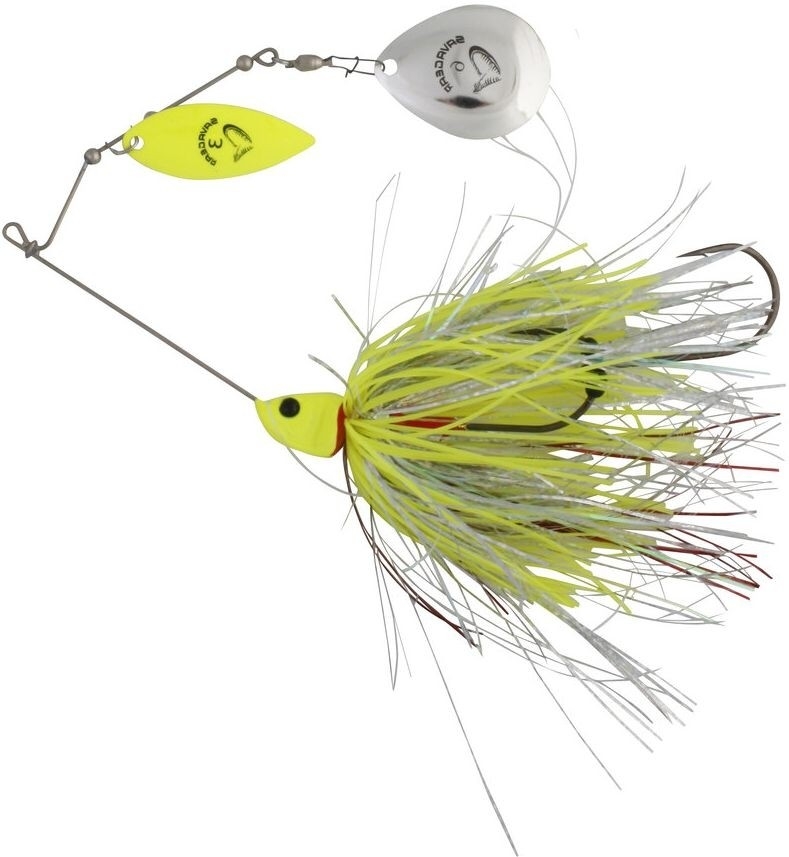 SAVAGE GEAR SPINNER DA BUSH 21G SINKING YELLOW SILVER HOLO FLAME