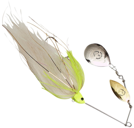 SAVAGE GEAR SPINNERBAIT DA MEGA BUSH NR.8/55G WHITE CHARTRUESE